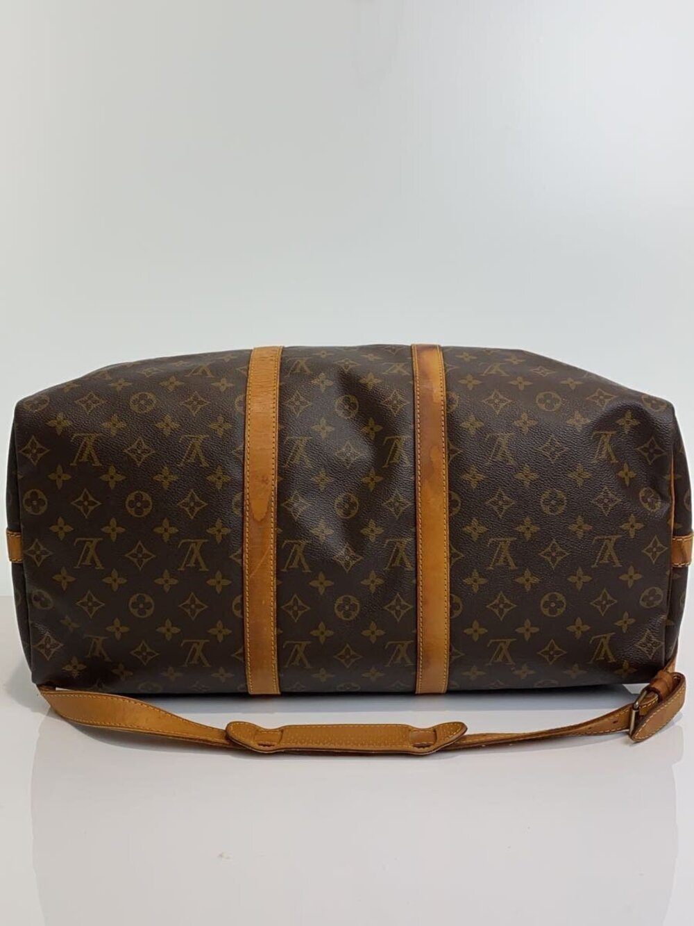 LOUIS VUITTON Keepall Bandouliere Monogram Canvas Brown - Picture 4 of 8